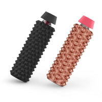 Thumbnail for Spike Roller Clicker, Tactile Pain Stimming Fidget with Clicker Switch, Pain Stimulation Roller with Lanyard (Neon Rose + Black)
