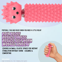 Thumbnail for Hedgy - The Hedgehog Sensory Pain Stimming Fidget Toy, Spike Textured for Stress Relief, Focus and Concentration (Pink)
