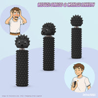 Thumbnail for Hedgy - The Hedgehog Sensory Pain Stimming Fidget Toy, Spike Textured for Stress Relief, Focus and Concentration (Black)