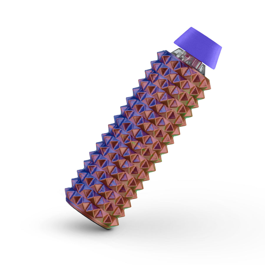 Spike Roller Clicker, Tactile Pain Stimming Fidget with Clicker Switch, Pain Stimulation Roller with Lanyard (Neon Harmony)