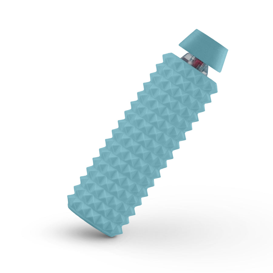 Spike Roller Clicker, Tactile Pain Stimming Fidget with Clicker Switch, Pain Stimulation Roller with Lanyard (Blue)