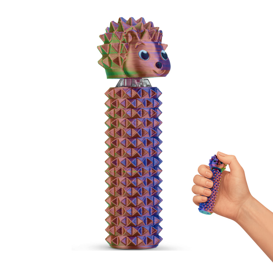 Hedgy - The Hedgehog Sensory Pain Stimming Fidget Toy, Spike Textured for Stress Relief, Focus and Concentration (Neon Harmony)