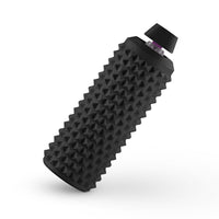Thumbnail for Sensory Roller Fidget Toy with Clicker, Tactile Spikes for Anxiety, Stress Relief, Pain Stimming, Autism - with Lanyard (Black)