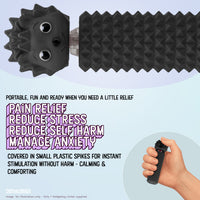 Thumbnail for Hedgy - The Hedgehog Sensory Pain Stimming Fidget Toy, Spike Textured for Stress Relief, Focus and Concentration (Black)
