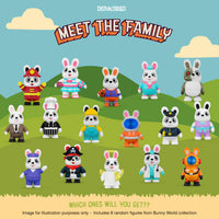 Thumbnail for Distractibles Easter Mystery Basket, 8 Articulated Bunny Figures with Basket Container, Random Figures and Mystery Removeable Easter Egg Lid