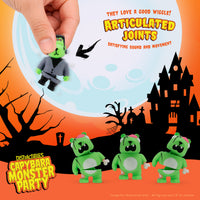 Thumbnail for Monster Capy Mystery Box, 10 Articulated Frightful Capybara Figures with Pumpkin Container, Random Sensory Figures and Mystery Removable Pumpkin Lid