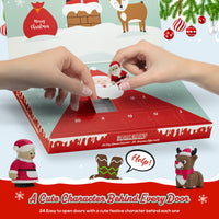 Thumbnail for Distractibles Christmas Mystery Box, 24 Articulated Festive Figures, 24 days Countdown Advent Calendar