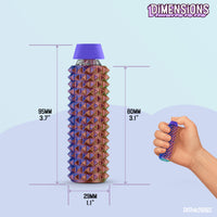 Thumbnail for Spike Roller Clicker, Tactile Pain Stimming Fidget with Clicker Switch, Pain Stimulation Roller with Lanyard (Neon Harmony)