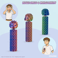 Thumbnail for Hedgy - The Hedgehog Sensory Pain Stimming Fidget Toy, Spike Textured for Stress Relief, Focus and Concentration (Neon Harmony)