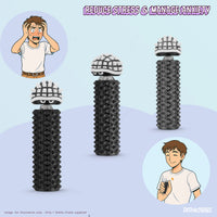 Thumbnail for Shelly - Sensory Fidget Toy, Textured Pain Stimming Device, Stress Relief for Focus and Concentration (Black & White)