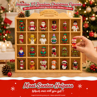 Thumbnail for Distractibles Christmas Tree Mystery Box, 10 Articulated Festive Figures with Christmas Tree Container, Random Tree Topper with Removeable Tree Lid