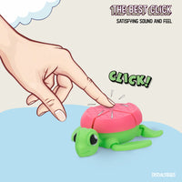 Thumbnail for Turtle Fidget Toy, Articulating Design with Shell Clickers, Pocket-Sized & Durable, Stress Relief, ADHD, Autism & Stim (Pink/Green)