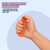 Thumbnail for Hedgy - The Hedgehog Sensory Pain Stimming Fidget Toy, Spike Textured for Stress Relief, Focus and Concentration (Orange)