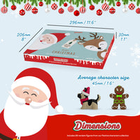 Thumbnail for Distractibles Christmas Mystery Box, 24 Articulated Festive Figures, 24 days Countdown Advent Calendar