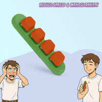 Thumbnail for 4-Button Fidget Clicker - Loud Click Switches, Textured Design for Stress Relief & Focus Aid with Lanyard (Green)