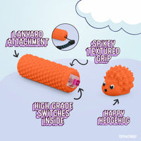 Thumbnail for Hedgy - The Hedgehog Sensory Pain Stimming Fidget Toy, Spike Textured for Stress Relief, Focus and Concentration (Orange)