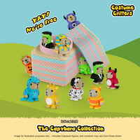 Thumbnail for Mystery Fidget Sensory Costumed Capybara Pack, 10 Articulated 3D Printed Costumed Capybaras & Sensory Clicker Box, Random Colors