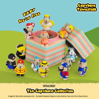 Thumbnail for Mystery Fidget Sensory Capybara Townsfolk Pack, 10 Articulated 3D Printed Capybaras & Sensory Clicker Box, Random Colors