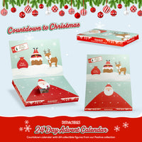 Thumbnail for Distractibles Christmas Mystery Box, 24 Articulated Festive Figures, 24 days Countdown Advent Calendar