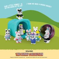 Thumbnail for Distractibles Easter Mystery Basket, 8 Articulated Bunny Figures with Basket Container, Random Figures and Mystery Removeable Easter Egg Lid