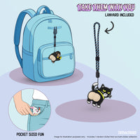 Thumbnail for Mystery Animal Butt Clicker Toy – Handheld Fidget Stress Relief Sensory Clicker with Tactile Button, Cute Animal Designs, ADHD & Anxiety Aid, Durable with Lanyard