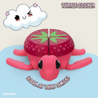 Thumbnail for Turtle Fidget Toy, Articulating Design with Shell Clickers, Pocket-Sized & Durable, Stress Relief, ADHD, Autism & Stim (Green-Orange)