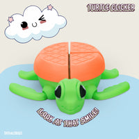Thumbnail for Turtle Fidget Toy, Articulating Design with Shell Clickers, Pocket-Sized & Durable, Stress Relief, ADHD, Autism & Stim (Orange/Green)