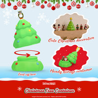 Thumbnail for Distractibles Christmas Tree Mystery Box, 10 Articulated Festive Figures with Christmas Tree Container, Random Tree Topper with Removeable Tree Lid