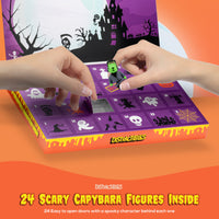 Thumbnail for Distractibles Spooky Capy Mystery Box, 24 Articulated Costumed Capybara Figures, 24 days Countdown Advent Calendar