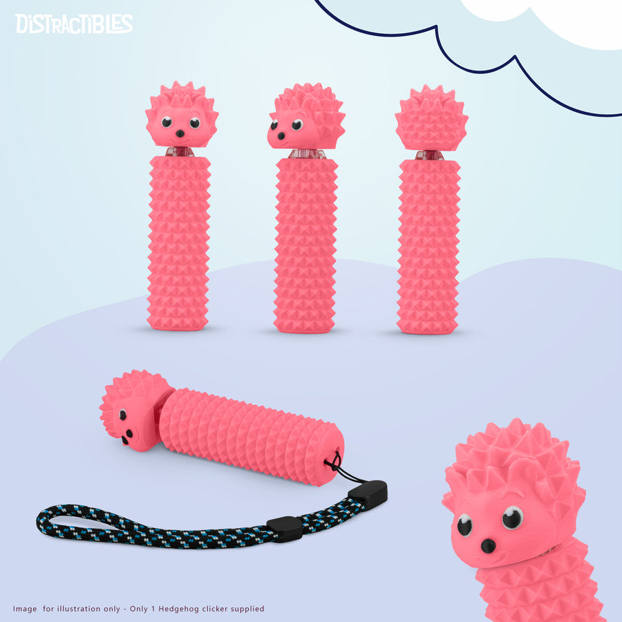 Hedgy - The Hedgehog Sensory Pain Stimming Fidget Toy, Spike Textured for Stress Relief, Focus and Concentration (Pink)