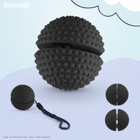 Thumbnail for Spike Ball Clicker, Tactile Pain Stimming Fidget with Clicker Switch, Pain Stimulation Ball with Lanyard (Large Black)