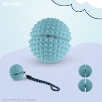 Thumbnail for Spike Ball Clicker, Tactile Pain Stimming Fidget with Clicker Switch, Pain Stimulation Ball with Lanyard (Medium - Blue)