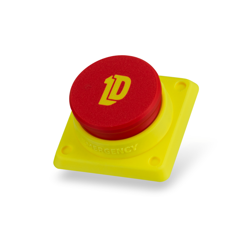 Big Red Button, ASMR Fidget Clicker, Adult Toy for Stress Relief, Autism, Anxiety Relief with Lanyard