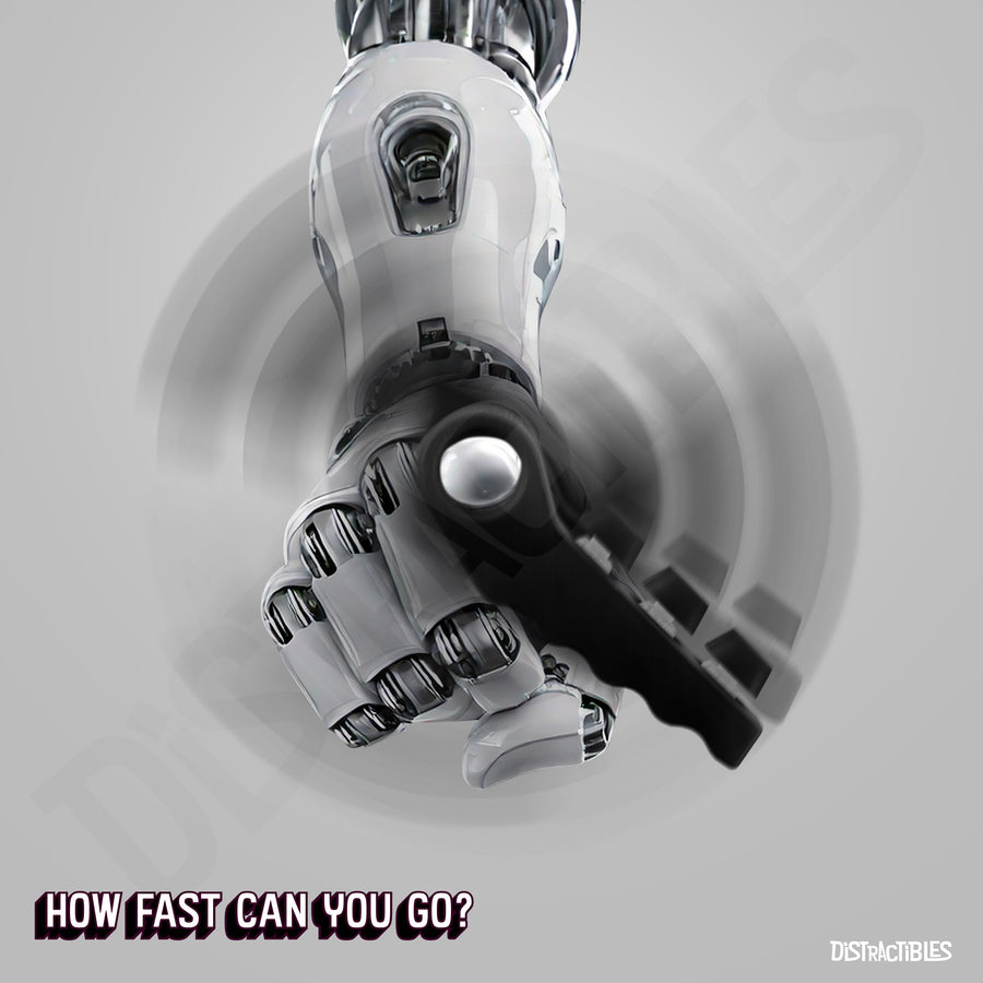 3-in-1 Fidget Spinner with Clicker Buttons and Sensory Strip, Stress Relief Toy for ADHD and Anxiety