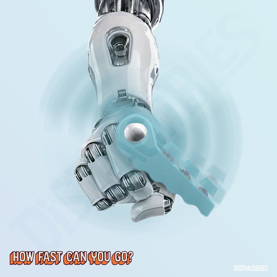 3-in-1 Fidget Spinner with Clicker Buttons and Sensory Strip, Stress Relief Toy for ADHD and Anxiety