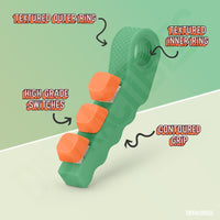 Thumbnail for 3-in-1 Fidget Spinner with Clicker Buttons and Sensory Strip, Stress Relief Toy for ADHD and Anxiety