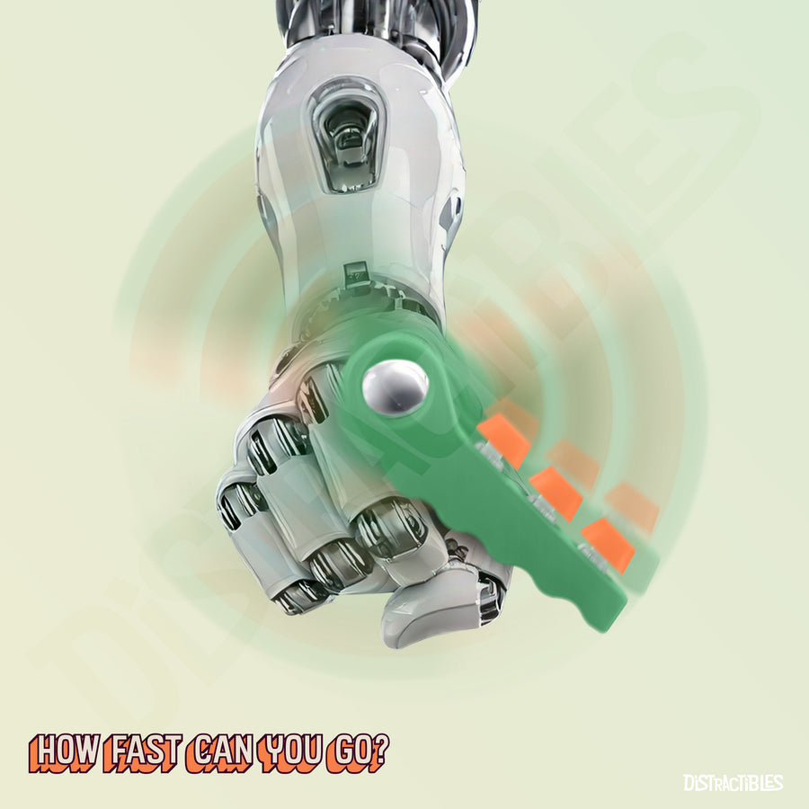 3-in-1 Fidget Spinner with Clicker Buttons and Sensory Strip, Stress Relief Toy for ADHD and Anxiety