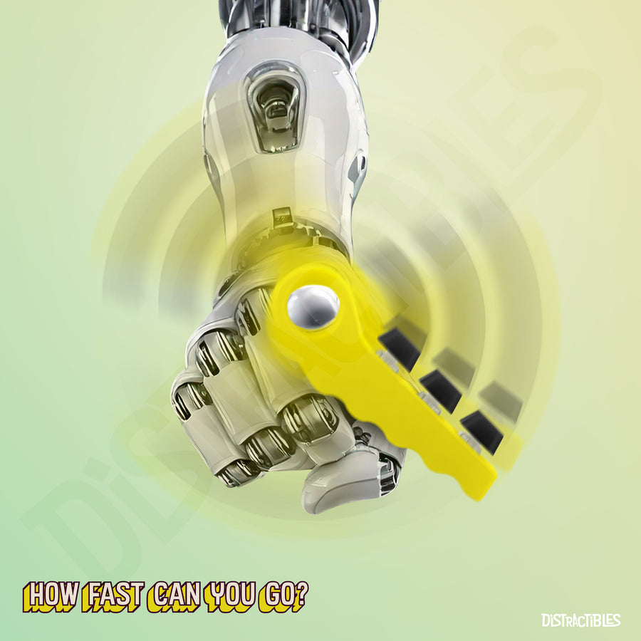 3-in-1 Fidget Spinner with Clicker Buttons and Sensory Strip, Stress Relief Toy for ADHD and Anxiety