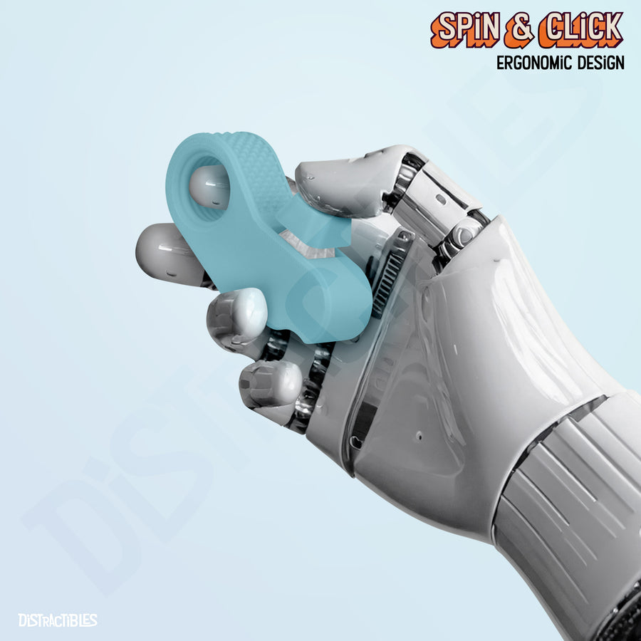 Distractibles Spin Clicker 02 - Baby Blue - 2 Pack