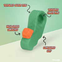 Thumbnail for Distractibles Spin Clicker 02 - Green & Orange - 2 Pack