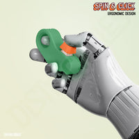 Thumbnail for Distractibles Spin Clicker 02 - Green & Orange - 2 Pack
