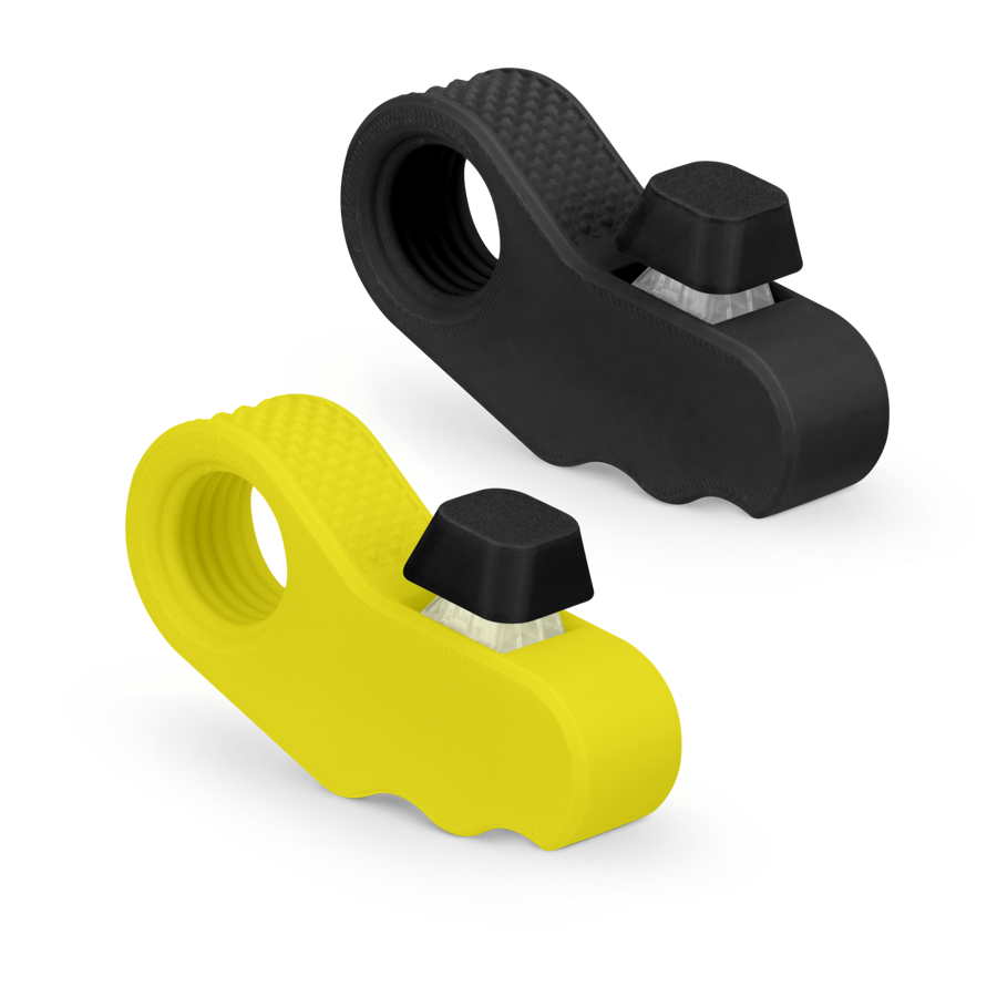 Distractibles Spin Clicker 02 - Yellow & Black - 2 Pack