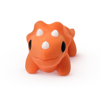 Thumbnail for Distracties Triceratops - 3D Printed Articulated Toy Fidget Friend