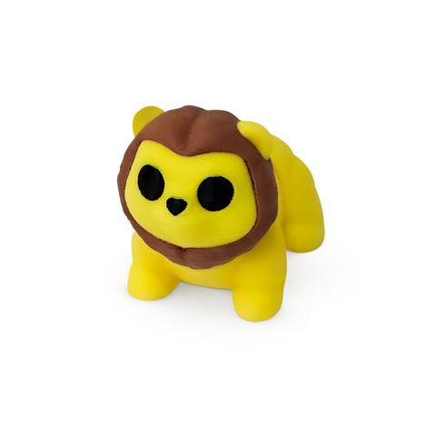 Distracties Lion - 3D Printed Articulated Toy Fidget Friend