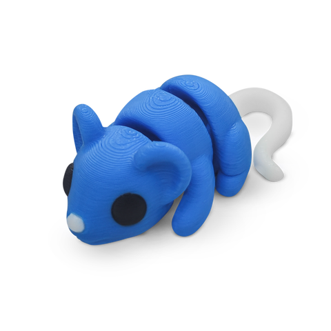 Distracties Mouse - 3D Printed Articulated Toy Fidget Friend