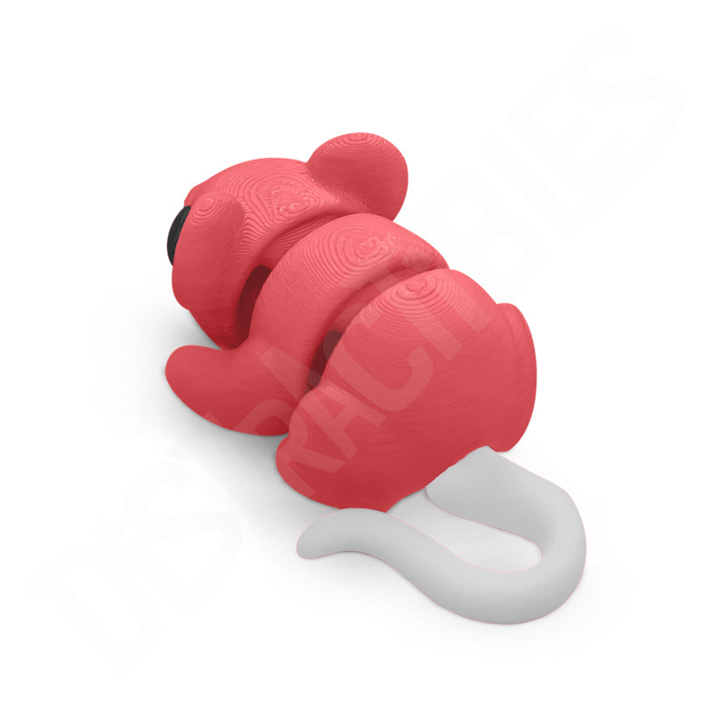 Distracties Mouse - 3D Printed Articulated Toy Fidget Friend