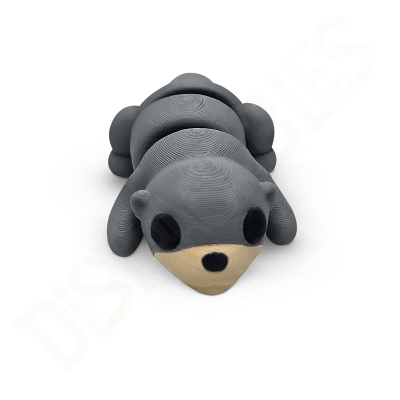 Distracties Otter - Belly Down - 3D Printed Articulated Toy Fidget Friend