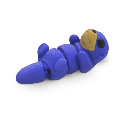 Distracties Otter - Belly Up - 3D Printed Articulated Toy Fidget Friend