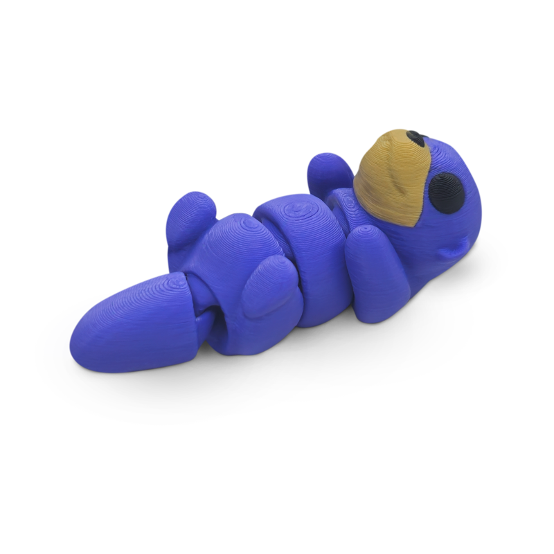 Distracties Otter - Belly Up - 3D Printed Articulated Toy Fidget Friend