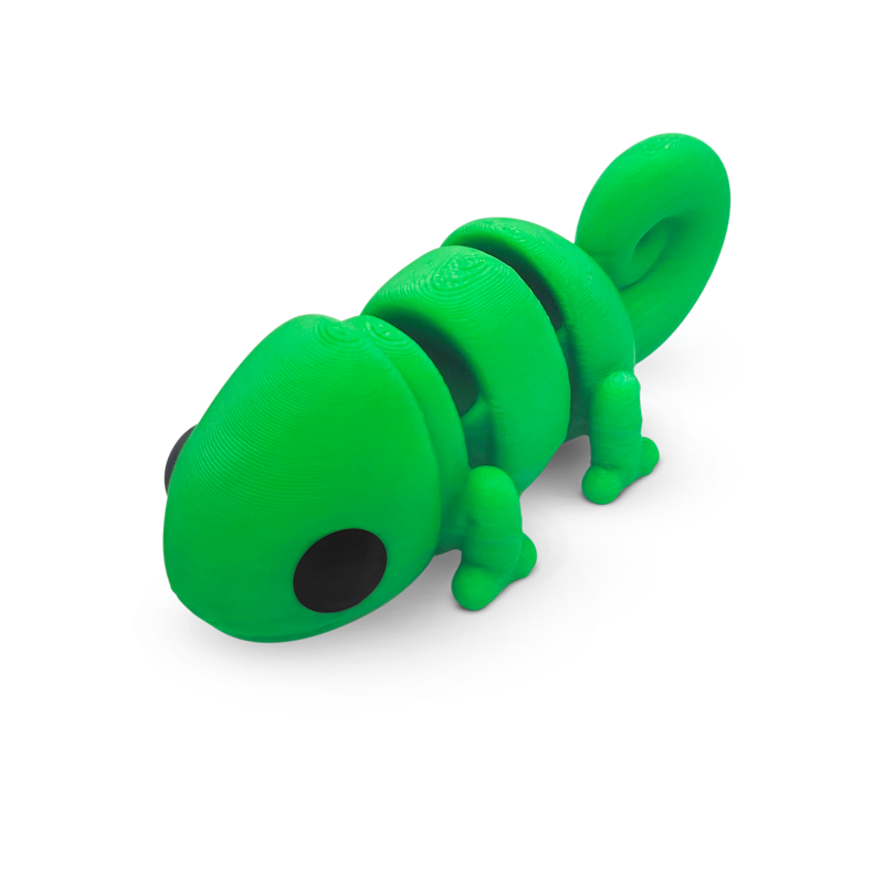 Distracties Chameleon - 3D Printed Articulated Toy Fidget Friend